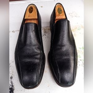 Magnanni mens 12 black leather shoe